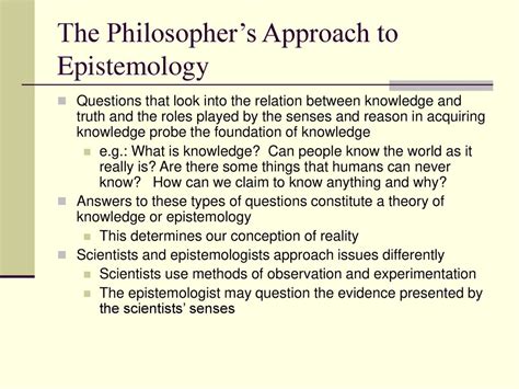 epistemology - What are some methods of defining things?