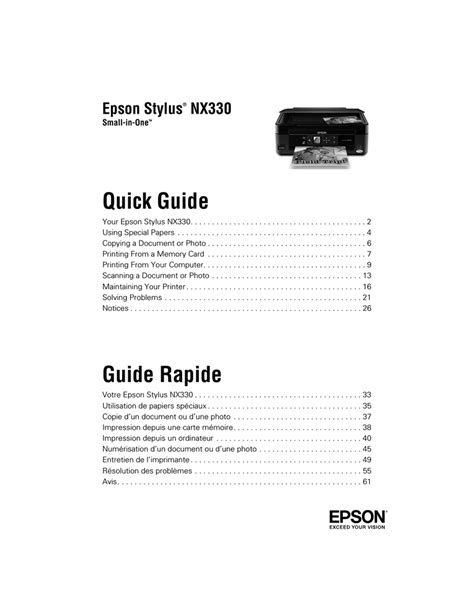 Full Download Epson Stylus Nx330 Online User Guide 