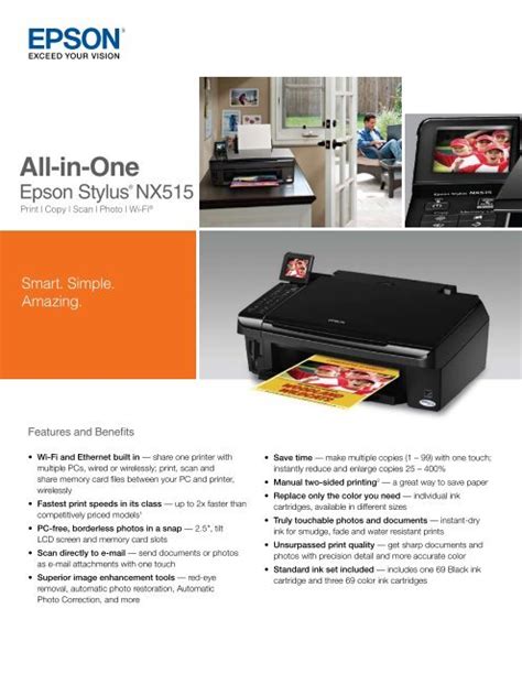 Full Download Epson Stylus Nx515 Troubleshooting Guide 