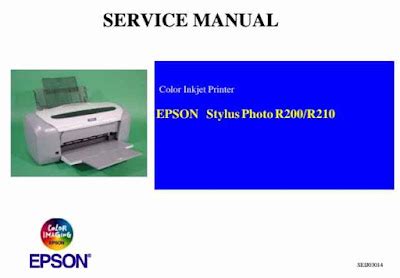 Read Online Epson Stylus Photo R200 Service Guide 