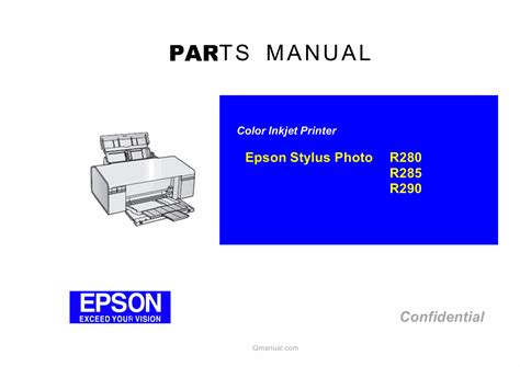 Read Epson Stylus Photo R285 290 Manual 
