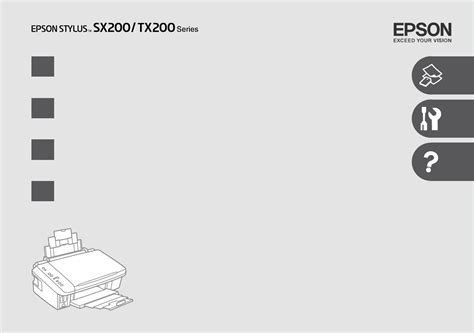 Read Online Epson Sx200 User Guide 