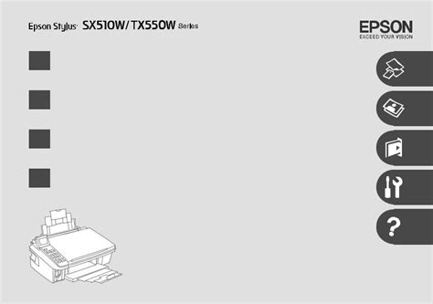 Read Epson Sx515W Printer User Guide 