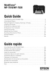 Read Online Epson Wf 7520 User Guide 