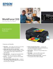 Read Online Epson Workforce 310 Troubleshooting Guide 