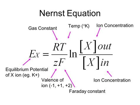 Eq De Nernst