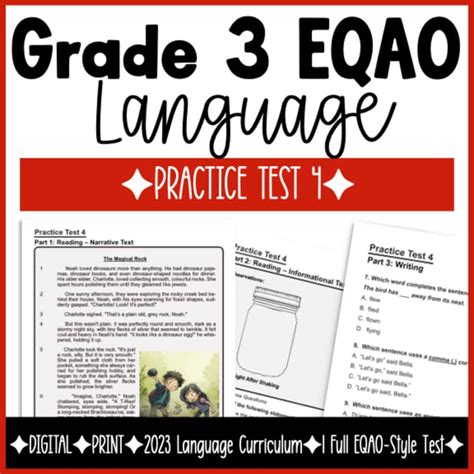 eqao practice test grade 3