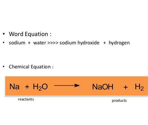 Equation Of Sodium Hydroxide