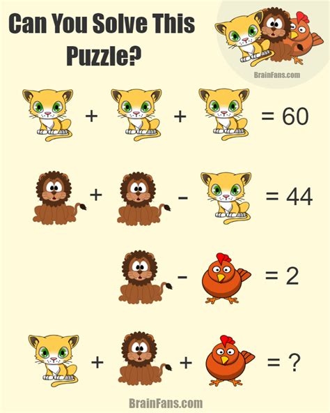 Equation Puzzle Picture Logic Puzzle Brainfans Letter Equations Brain Teasers - Letter Equations Brain Teasers