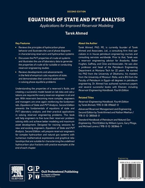 Read Equations Of State And Pvt Analysis Second Edition Applications For Improved Reservoir Modeling 