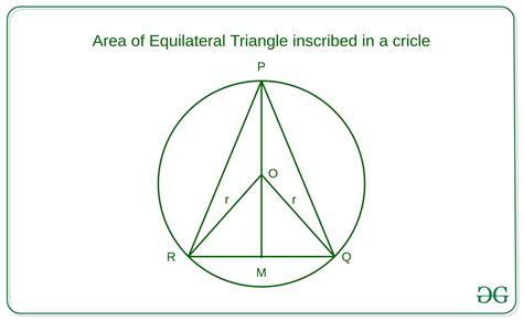 Equilateral Triangle In A Circle