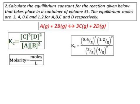 Full Download Equilibrium Constant Problems With Solutions 