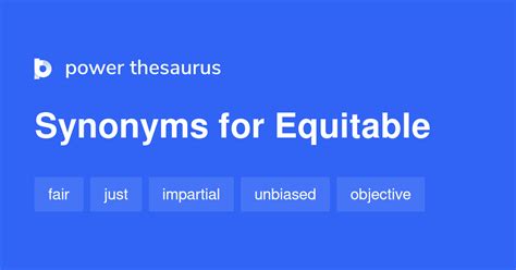Equitable Synonym