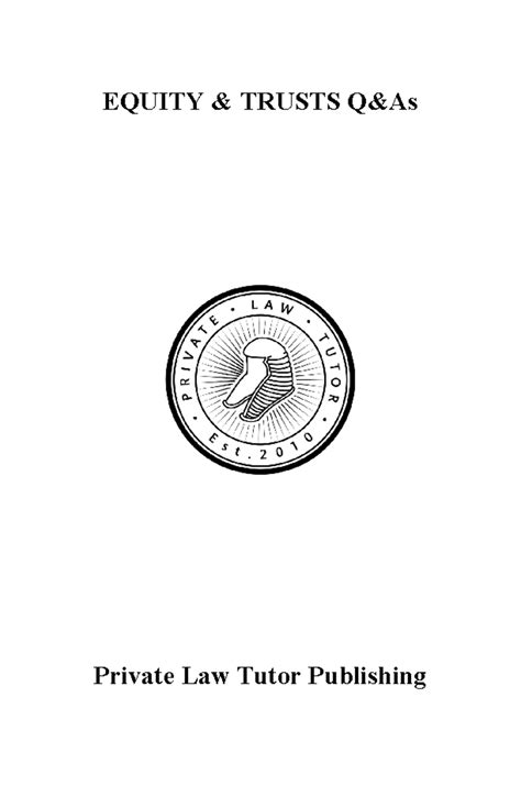 Equity Trusts Qa