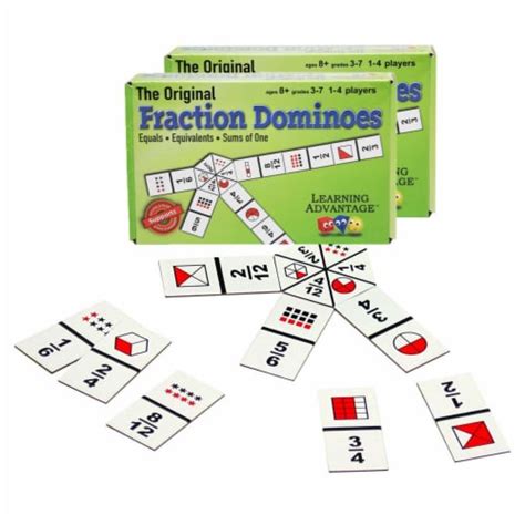 Equivalent Fraction Dominoes Learning Advantage Ctu4519 Learning Equivalent Fractions - Learning Equivalent Fractions
