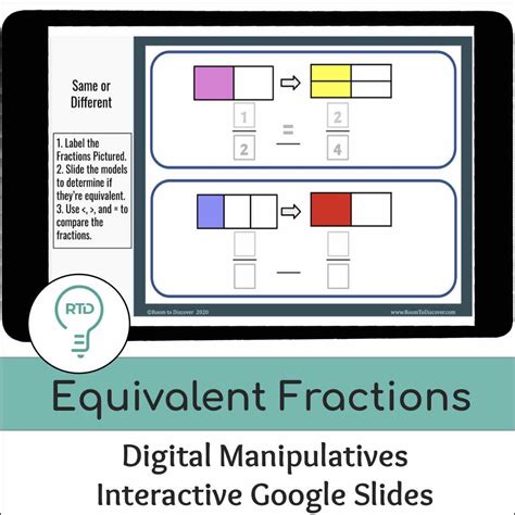 Equivalent Fractions Interactive For 3rd 6th Grade Lesson Equivalent Fractions Lesson - Equivalent Fractions Lesson