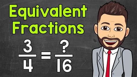 Equivalent Fractions Math With Mr J Youtube Multiply To Find Equivalent Fractions - Multiply To Find Equivalent Fractions
