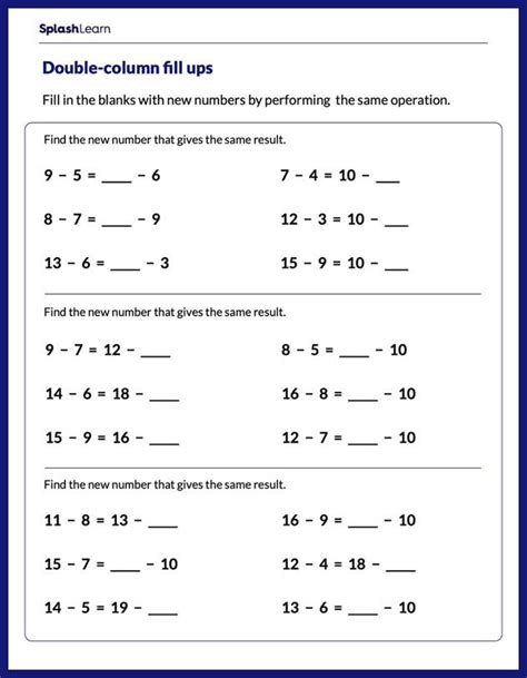 Equivalent Subtraction Sentence Difference Up To 10 Subtraction Sentence 1st Grade - Subtraction Sentence 1st Grade