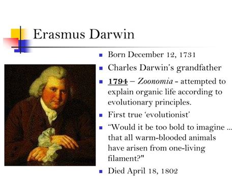 erasmus darwin theory of evolution
