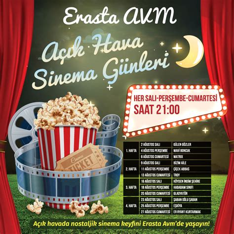 erasta sinema vizyondakiler