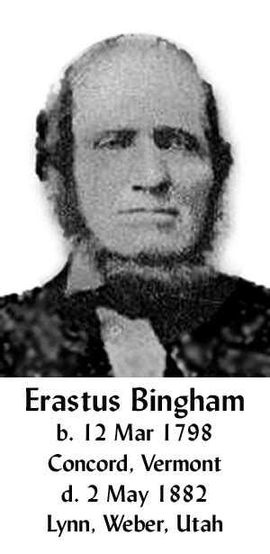 erastus bingham biography template