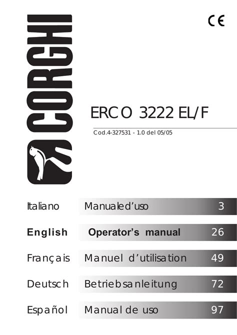 Full Download Erco 3222 El Erco 4022 El Operator S Manual 