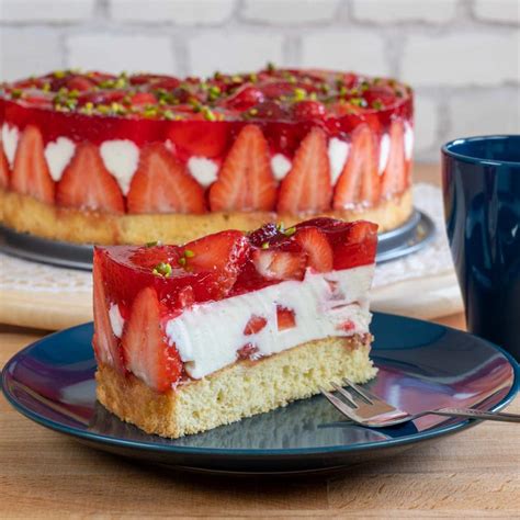 erdbeerkuchen mit sahne und gelatine