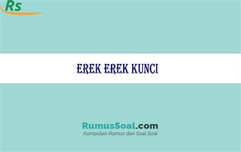 EREK KUNCI - Kode Alam Kunci