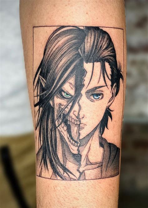 eren yeager season 4 Attack on titan tattoo, Attack on titan anime