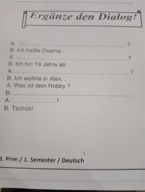 Ergänze Den Text