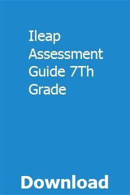 Eric Ed544434 Ileap Assessment Guide Revised Grade 3 3rd Grade Ileap Practice - 3rd Grade Ileap Practice