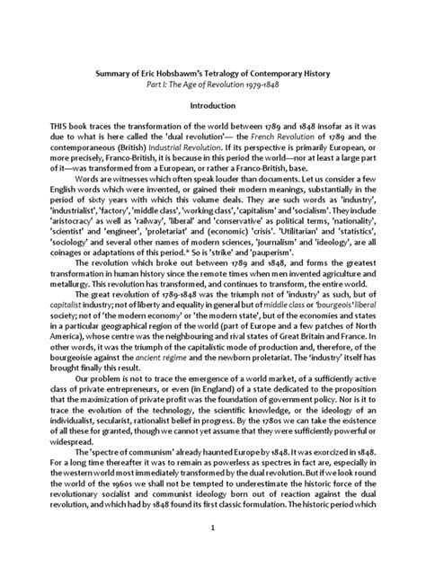 eric hobsbawm biography summary rubric