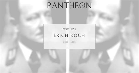 erich koch biography