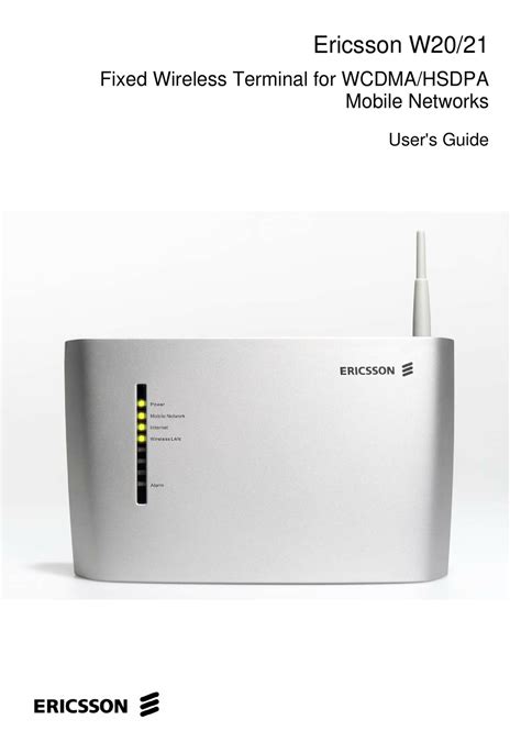 Download Ericsson User Manual 