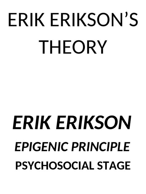 erik erikson autobiography