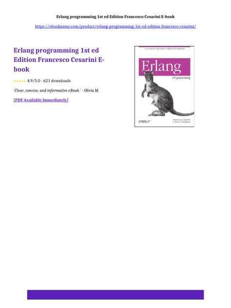 Erlang Programming Francesco Cesarini
