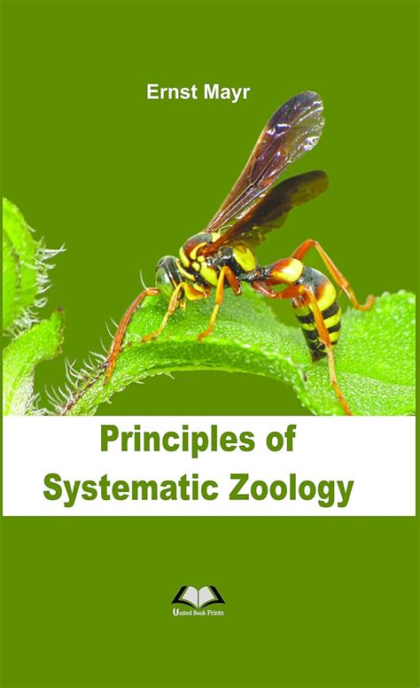 Ernst Mayr Principles Of Systematic Zoology