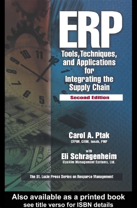 Erp Tools Techniques And Applications For Integrating The Supply Chain Second Edition Resource Management