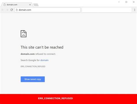 err_connection_refused | Cch khc phc li Errconnectionrefused trn in