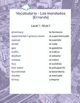 Errands In Spanish