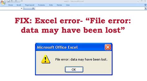 error message keeps showing on opening file MrExcel …