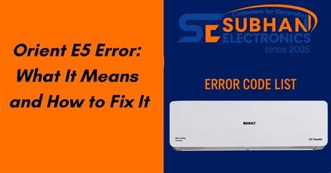 Error Writting E5