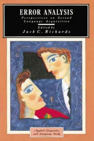 Full Download Error Analysis Jack C Richards 