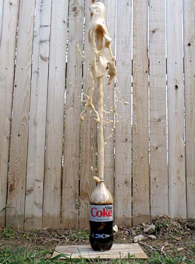 Erupting Diet Coke With Mentos Stem Activity Science Mentos And Soda Science Experiment - Mentos And Soda Science Experiment