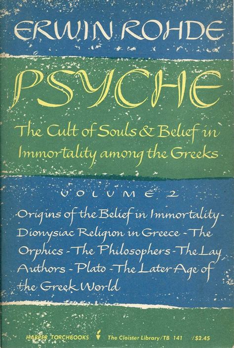 erwin rohde psyche meaning