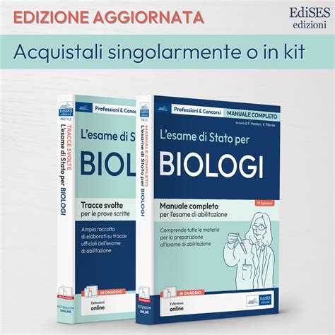Read Online Esame Di Stato Per Biologo Libro 