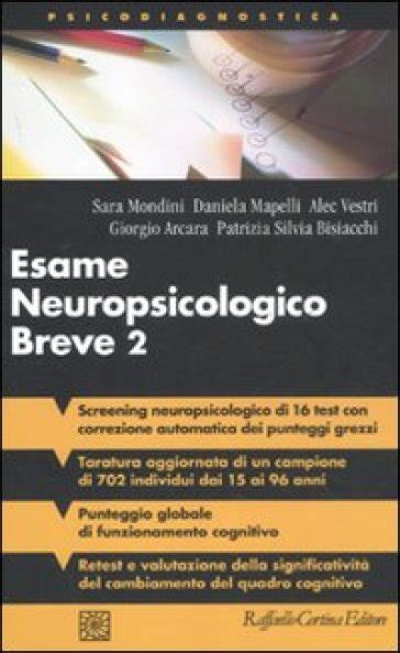 Full Download Esame Neuropsicologico Breve 2 Una Batteria Di Test Per Lo Screening Neuropsicologico 
