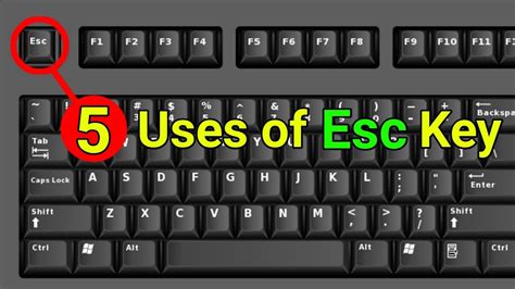 escape key on keyboard