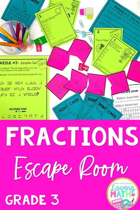 Escape Room Understanding Fractions Teacher Guide Desmos Fractions Escape Room - Fractions Escape Room