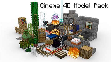escenarios de minecraft para cinema 4d